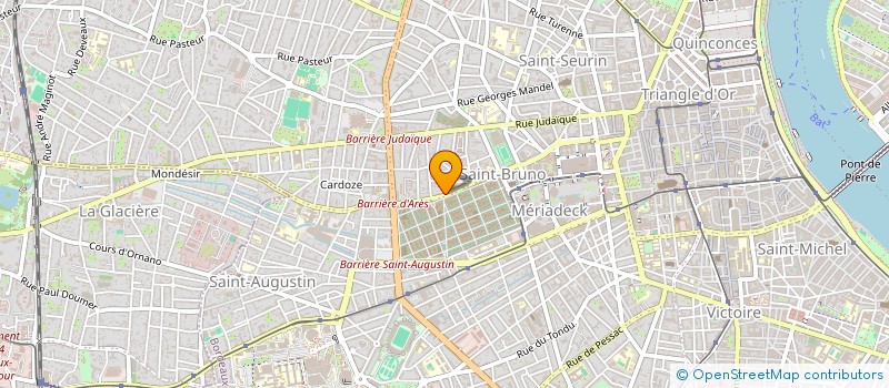 localisation de l'entreprise SNACK  BORDEAUX