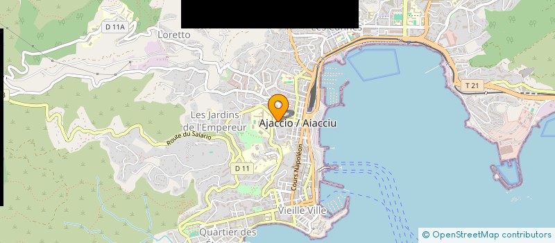 localisation de l'entreprise SNACK A PART à AJACCIO