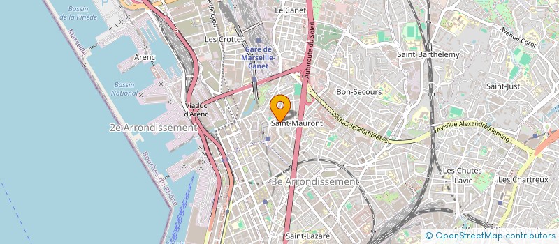 localisation de l'entreprise SNACK ADEL à MARSEILLE