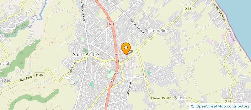 localisation de l'entreprise SNACK BAR CHEZ MENDES à SAINT-ANDRE