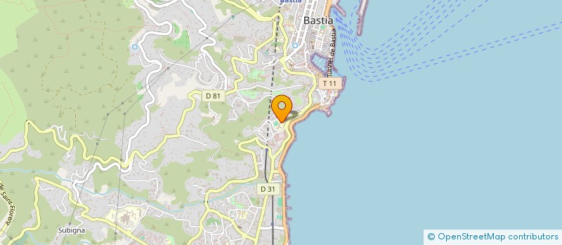 localisation de l'entreprise SNACK BAR L'IMPERIAL à BASTIA