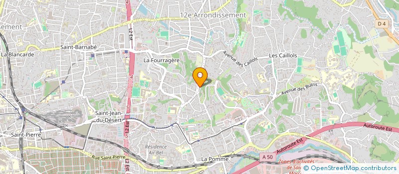 localisation de l'entreprise SNACK BAR LE CAZAULX à MARSEILLE