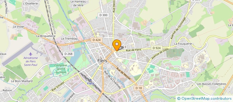 localisation de l'entreprise SNACK BURGER à FLERS