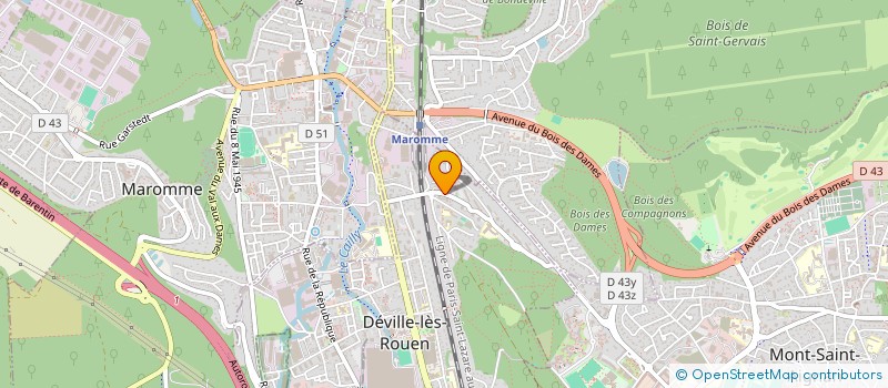 localisation de l'entreprise SNACK&CAUX  BACQUEVILLE-EN-CAUX