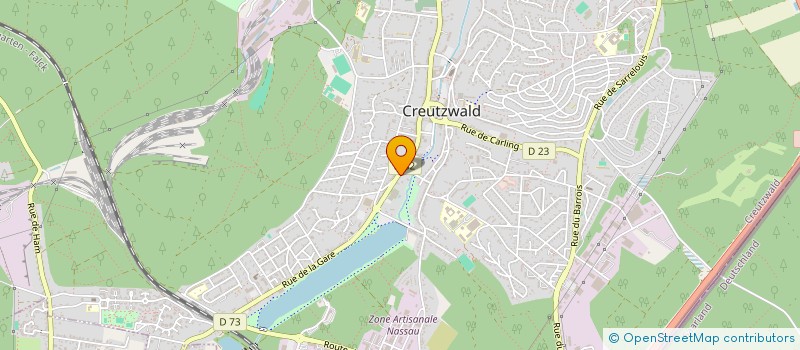 localisation de l'entreprise SNACK CHEZ MEHMET  CREUTZWALD