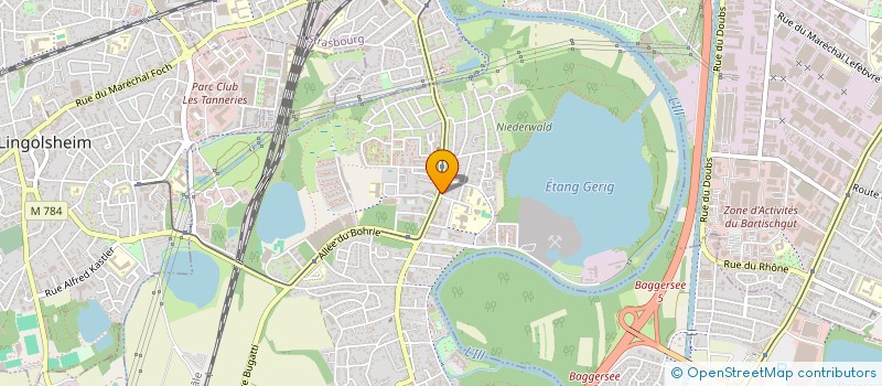 localisation de l'entreprise SNACK CIFCI  OSTWALD