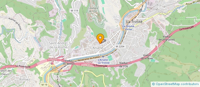 localisation de l'entreprise SNACK CIRTA à NICE