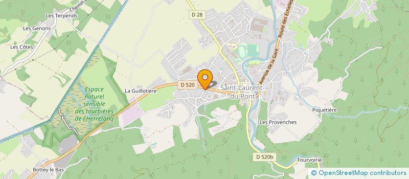 localisation de l'entreprise SNACK DE CHARTREUSE à SAINT-LAURENT-DU-PONT
