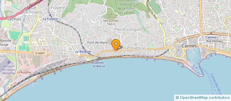 localisation de l'entreprise SNACK DE L ETOILE à CANNES
