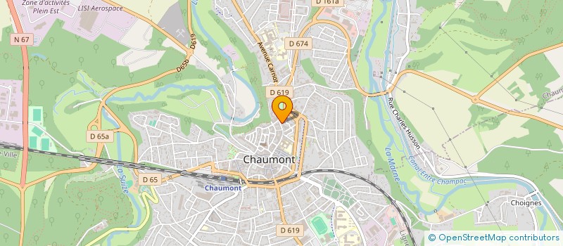 localisation de l'entreprise SNACK DE LA PREFECTURE à CHAUMONT