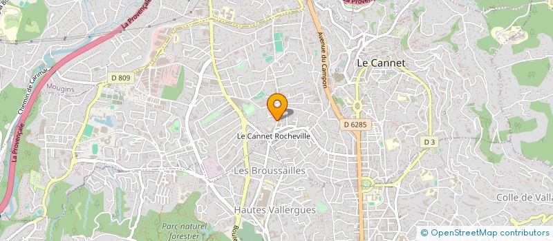 localisation de l'entreprise SNACK DES BEAUX ARTS à LE CANNET