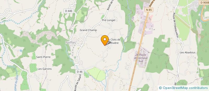 localisation de l'entreprise SNACK DES BONNETS  NEFFES