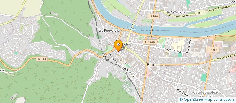 localisation de l'entreprise SNACK DU COEUR à ELBEUF