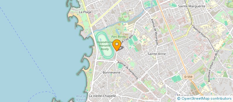 localisation de l'entreprise SNACK DU GOLF à MARSEILLE