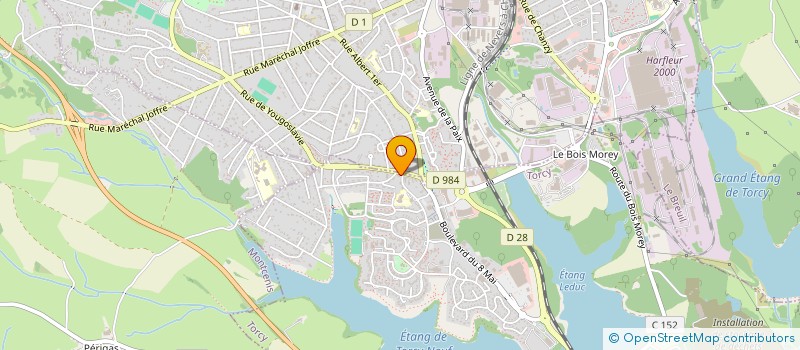 localisation de l'entreprise SNACK DU LAC  TORCY