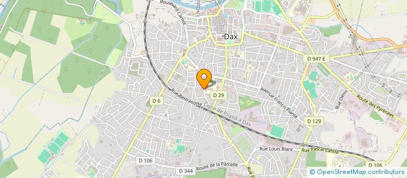 localisation de l'entreprise SNACK DU LYCEE  DAX