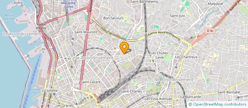 localisation de l'entreprise SNACK DU MARCHE à MARSEILLE