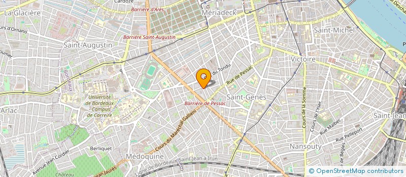 localisation de l'entreprise SNACK E A P B  BORDEAUX