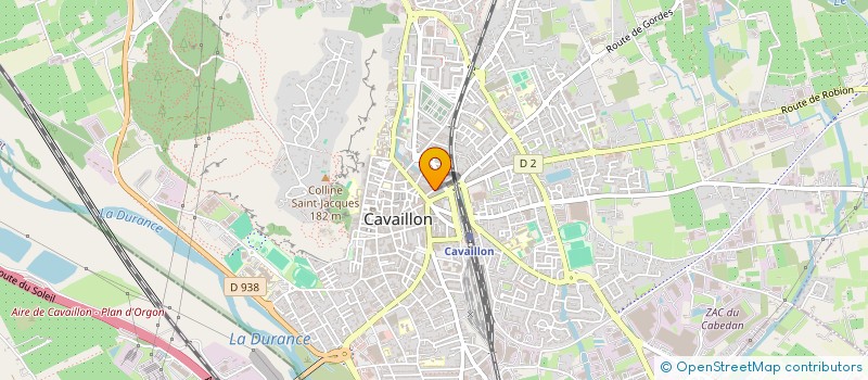 localisation de l'entreprise SNACK EPICERIE HOTELLERIE DE PLAINE AIR  CAVAILLON