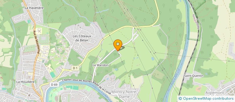 localisation de l'entreprise SNACK ET DIVERTISSEMENT  MONTCY-NOTRE-DAME