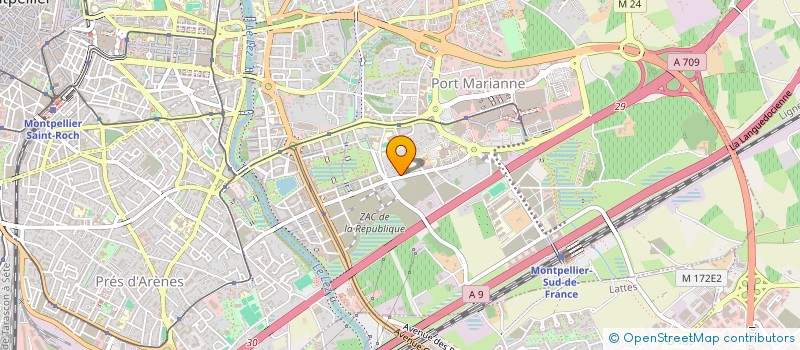 localisation de l'entreprise SNACK GO FAST à MONTPELLIER