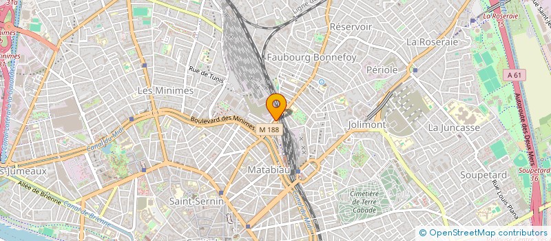 localisation de l'entreprise SNACK KEBAB à TOULOUSE