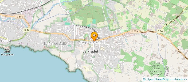 localisation de l'entreprise SNACK LA CARAVELLE à LE PRADET