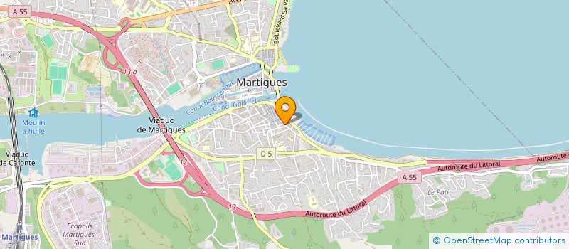 localisation de l'entreprise SNACK LA PAUSE à MARTIGUES