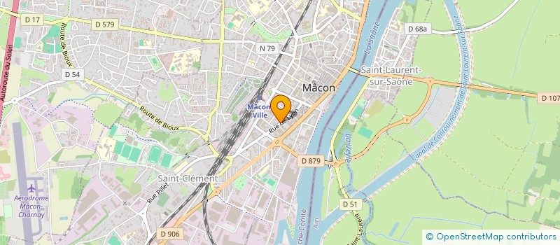 localisation de l'entreprise SNACK LE 42 à MACON