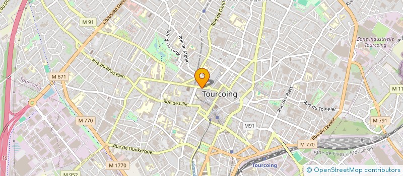 localisation de l'entreprise SNACK LE ROYALE  TOURCOING