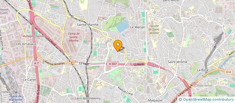 localisation de l'entreprise SNACK LE SAXO à MARSEILLE