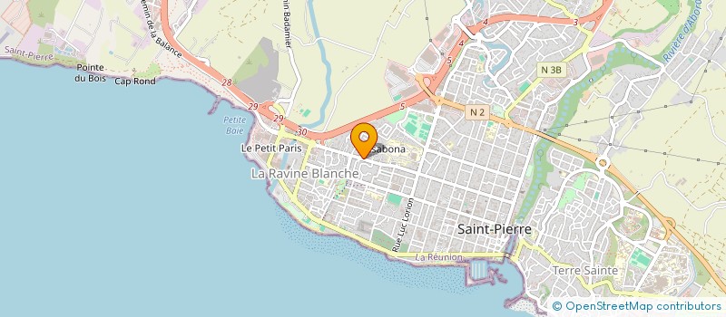 localisation de l'entreprise SNACK METISSE  SAINT-PIERRE