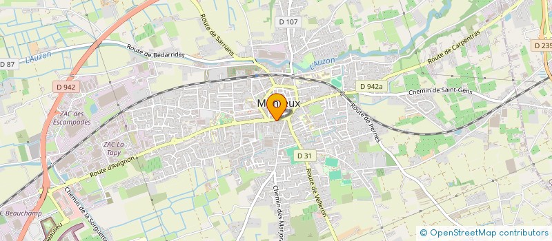 localisation de l'entreprise SNACK NAUTIQUE  MONTEUX