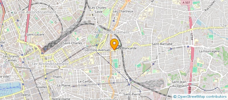 localisation de l'entreprise SNACK O POP à MARSEILLE