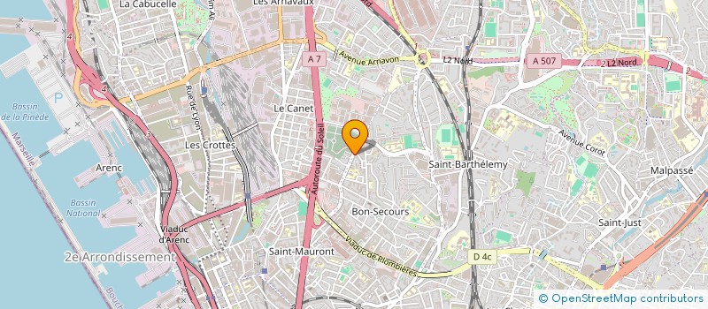 localisation de l'entreprise SNACK OLD SCHOOL  MARSEILLE