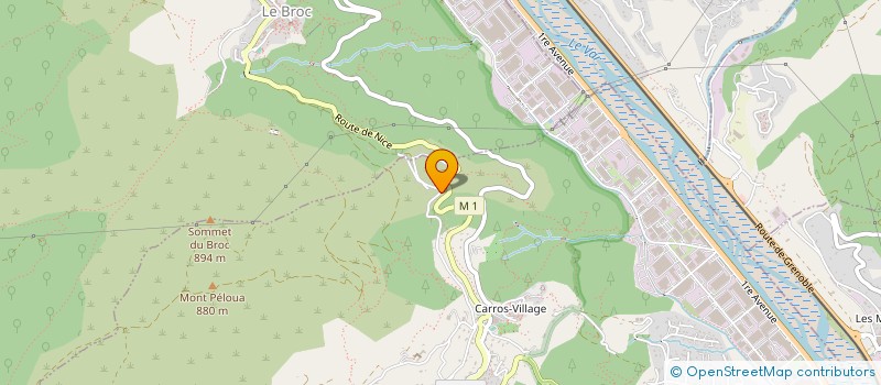 localisation de l'entreprise SNACK PASCAL à CARROS