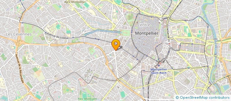 localisation de l'entreprise SNACK PIZZA COOL HALLAL à MONTPELLIER