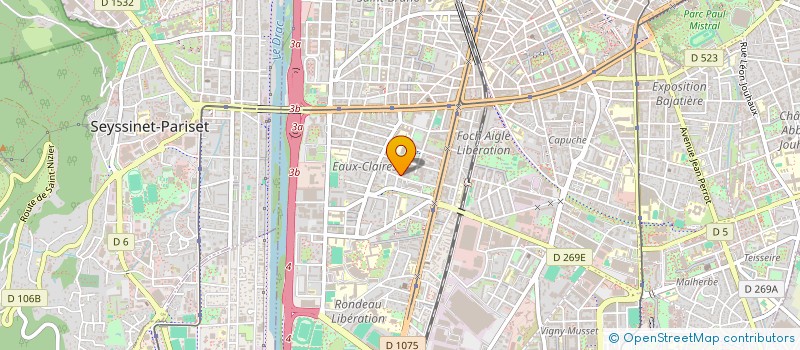 localisation de l'entreprise SNACK PIZZA DES ALPAGES à GRENOBLE