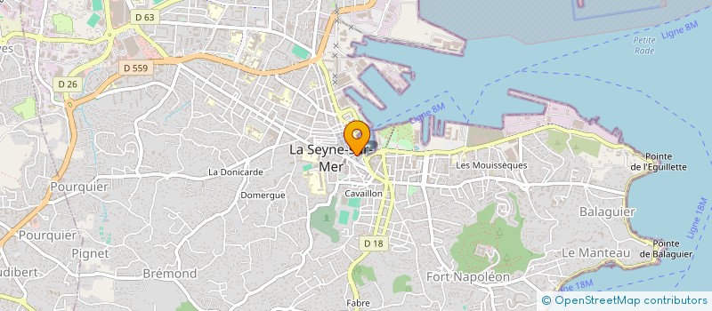 localisation de l'entreprise SNACK PIZZA HOUSE  LA SEYNE SUR MER