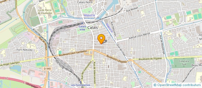 localisation de l'entreprise SNACK ROYAL DELICE  CALAIS