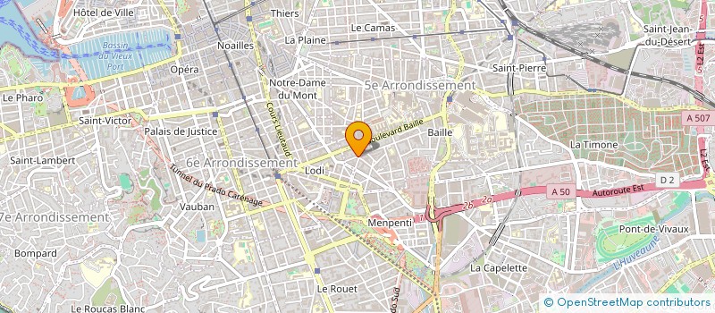 localisation de l'entreprise SNACK SAINTE CECILE à MARSEILLE