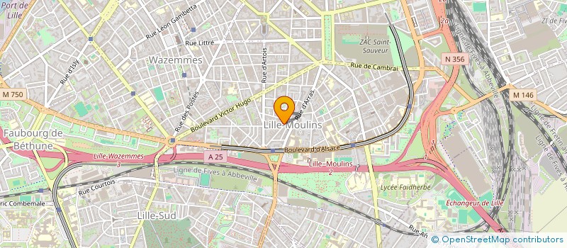 localisation de l'entreprise SNACK SOLAZUR à LILLE