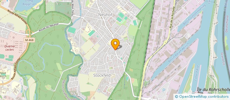 localisation de l'entreprise SNACK STOCKFELD  STRASBOURG