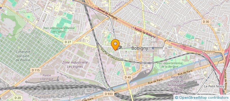 localisation de l'entreprise SNACK TIME  BOBIGNY