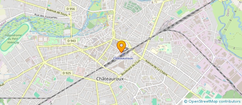 localisation de l'entreprise SNACK WAY à CHATEAUROUX