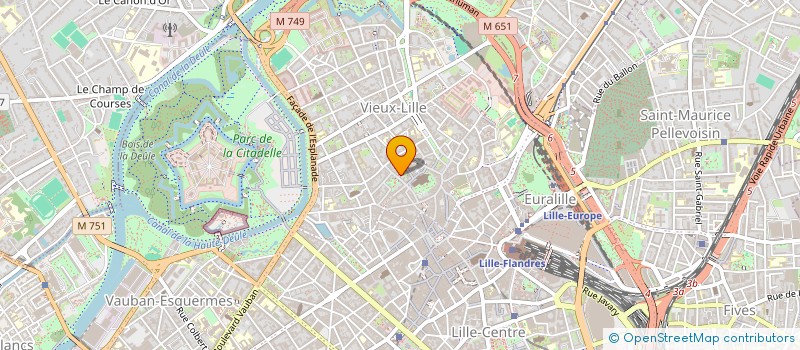 localisation de l'entreprise SNACKING FP  LILLE