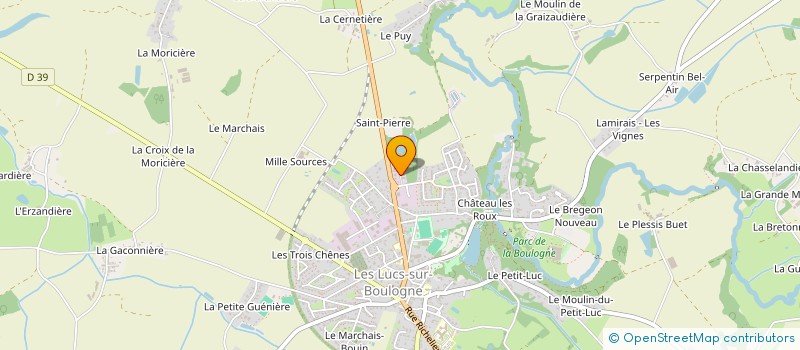 localisation de l'entreprise SNACKS INTERNATIONAL DEVELOPPEMENT  SAINT-DENIS-LA-CHEVASSE