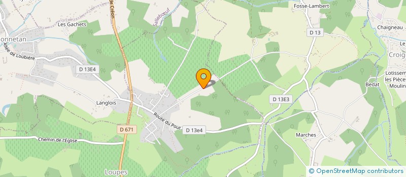 localisation de l'entreprise SNADIS à LOUPES