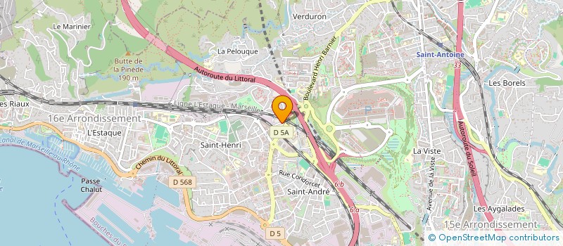 localisation de l'entreprise SNAECO à MARSEILLE