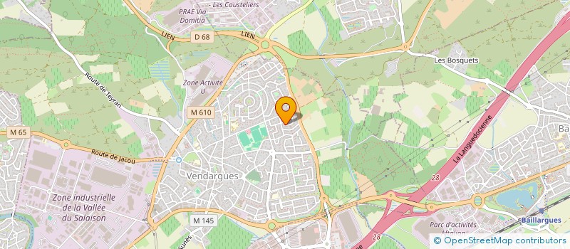 localisation de l'entreprise SNAF à VENDARGUES